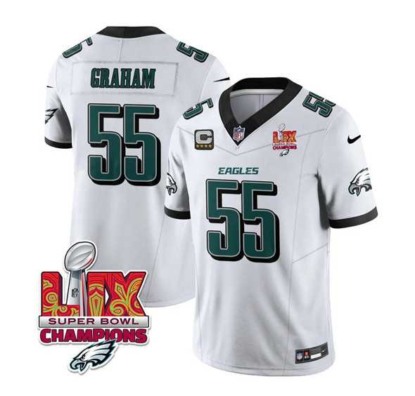 Men & Women & Youth Philadelphia Eagles #55 Brandon Graham White 2025 Eagles Logo Super Bowl LIX Patch And 4-Star C Patch New F.U.S.E. Vapor Limited Stitched Jersey Dzhi,We sell and wholesale Men & Women & Youth Philadelphia Eagles #55 Brandon Graham White 2025 Eagles Logo Super Bowl LIX Patch And 4-Star C Patch New F.U.S.E. Vapor Limited Stitched Jersey Dzhi on line form chian!